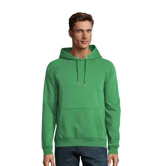 SOLS Unisex Adult Stellar Organic Hoodie - Spring Green