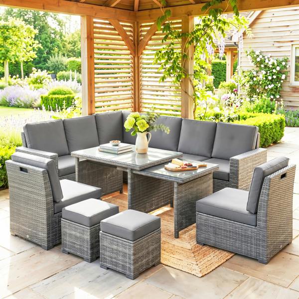 Rattan Sofa Set