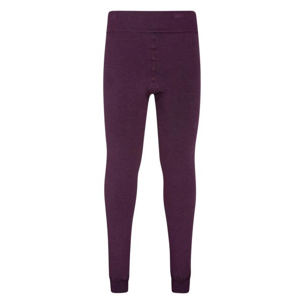 Mountain Warehouse Childrens/Kids Fluffy Fleece Lined Leggings - Purple - 