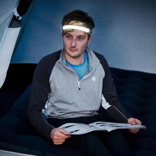 OSRAM Rechargeable Running Head Torch LED Headlamp White Front Red Rear 115lm