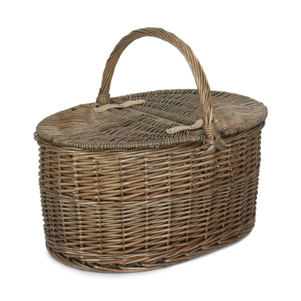 Wicker Picnic Baket with Lining