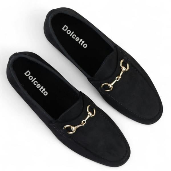 Dolcetto Men's Suede Moccasin Leather Lined Loafers