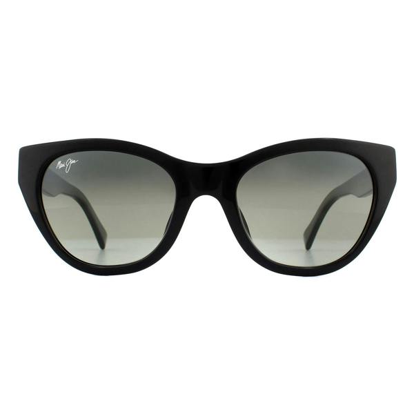 Maui Jim Sunglasses Capri GS820-02N Black with Transparent Grey Neutral Grey Polarized