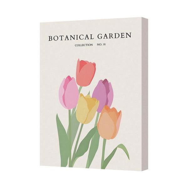 Benjamin Tate Design Botanical Garden Tulip Canvas Wall Art Print Floral Home Decor No 18