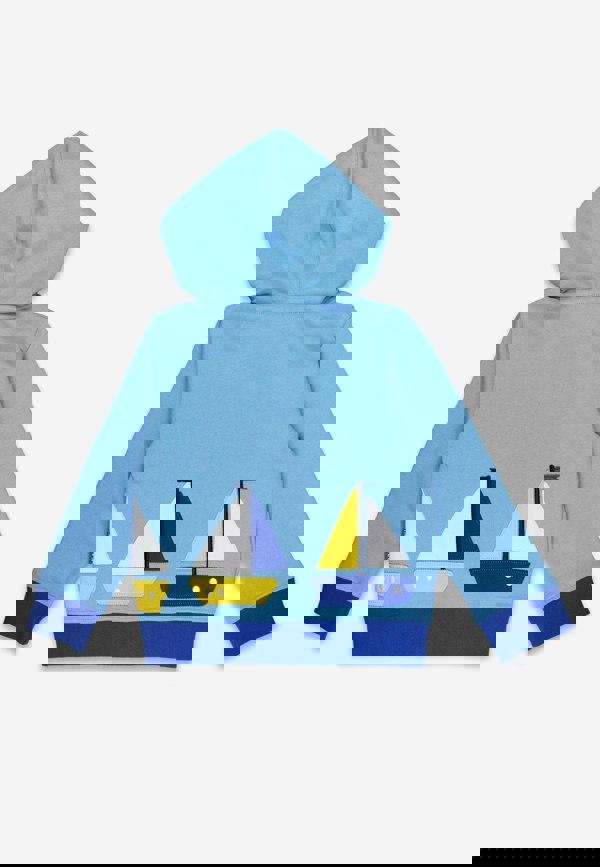 Organic St Ives Applique Hoodie - Toby Tiger