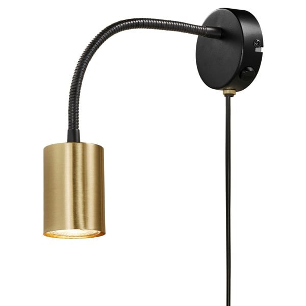 Nordlux Explore Flex | Wall light | Brass