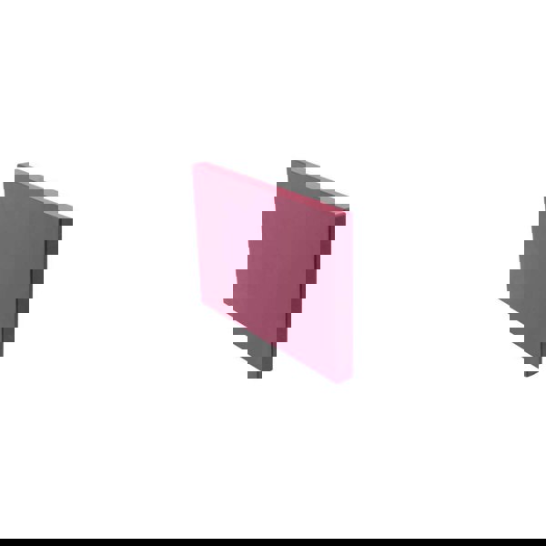 Fitness Mad 1 Inch Half Yoga Block Burgundy