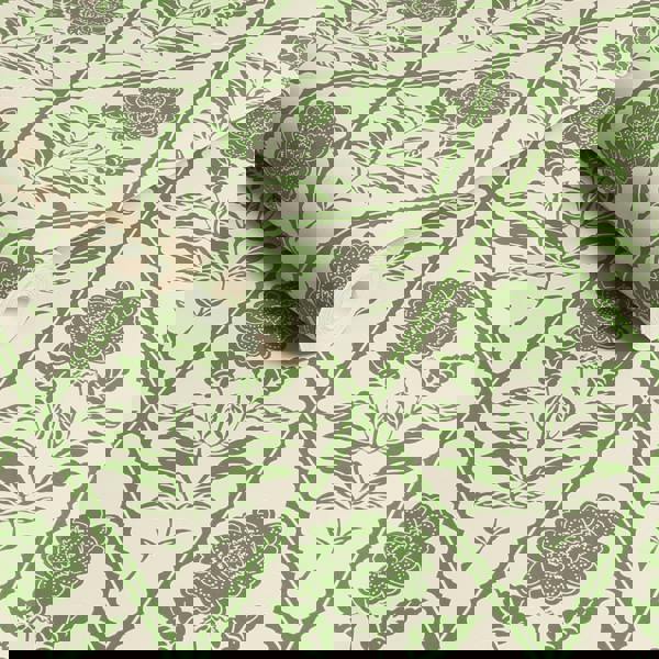 Joules Juliette Floral Print Wallpaper - Cream/Green - 10m