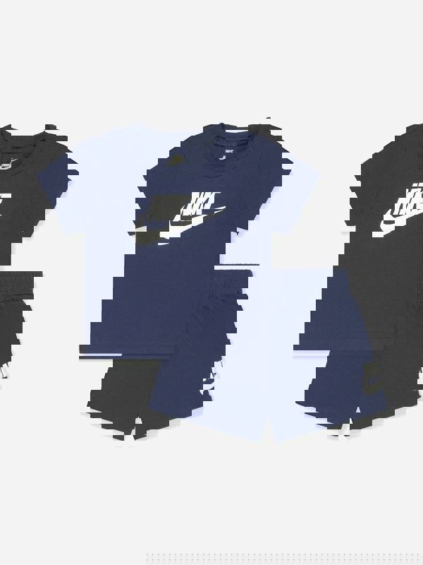 Nike Boys Club T-Shirt And Shorts Set in Navy