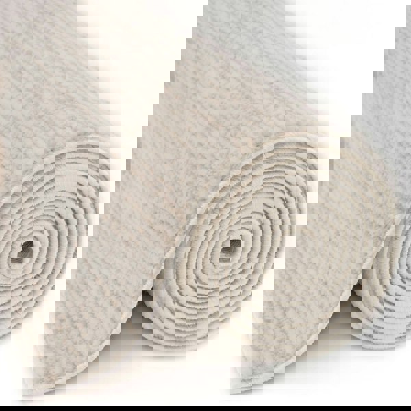 beige-cream colours, striped design, stain-resistant, Cosy comfort rug.