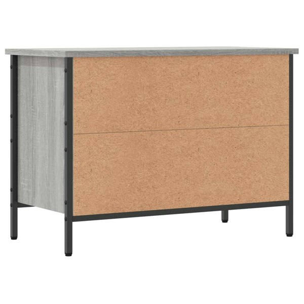 Berkfield Shoe Cabinet Grey Sonoma 69x35x50 cm Engineered Wood