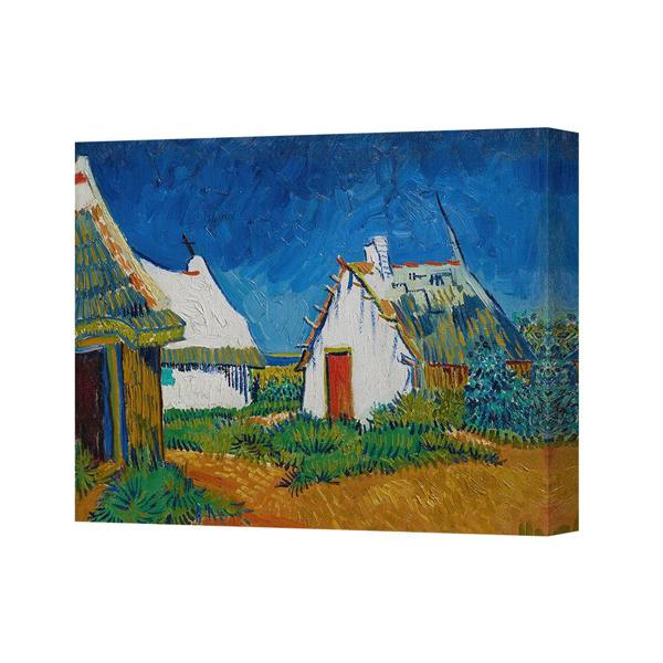 Benjamin Tate Design Impressionist Cottage Village Canvas Art Print 5109