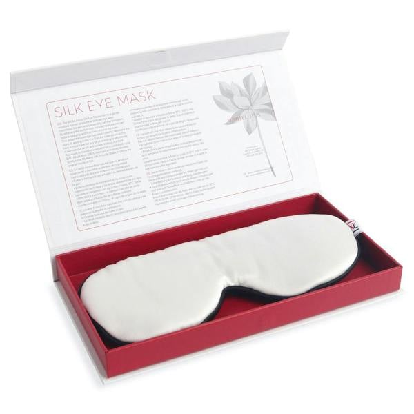 White Lotus Beauty 100% Mulberry Silk Pillowcase and Eye Mask Set Cruelty Free