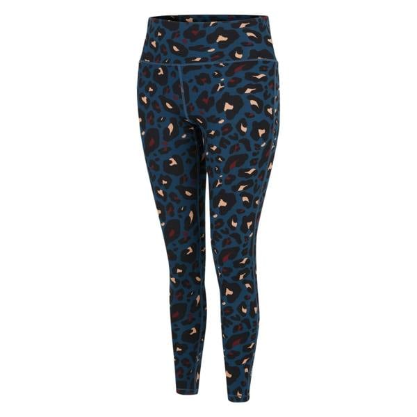 Dare 2B Womens/Ladies Influential Animal Print Gym Leggings - Moonlight Denim - 