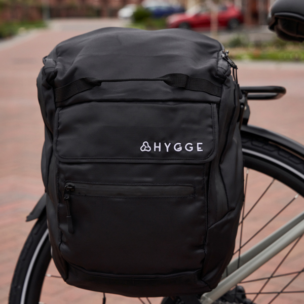 Hygge Bikes Multi-Purpose Bike Pannier Bag – Waterproof Rear Carrier Bag for E-Bikes & Commuters