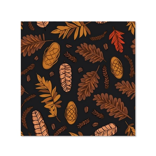 Warren Reed - Designer Autumn Leaves And Pinecones Kitchen Splashback