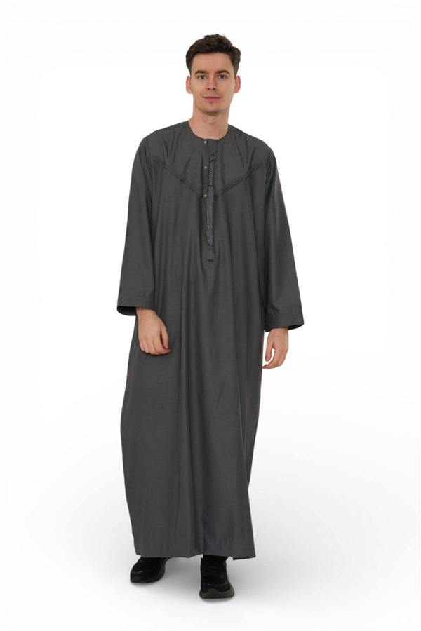 Infinity Leather Men's Eid Moroccan Jubba Robe Djellaba Ramadan Eid Thobe - HM11