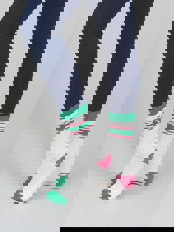 Kite Womens Organic Stripy Sports Socks