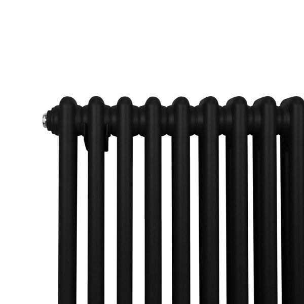 Monstershop Traditional 2 Column Radiator - 1800 x 472mm - Black