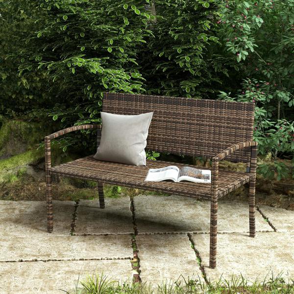 Rattan Bench