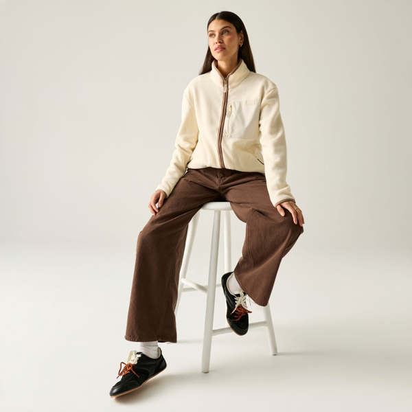 Regatta Womens Frankie Full Zip Fleece - Light Vanilla/Mocha