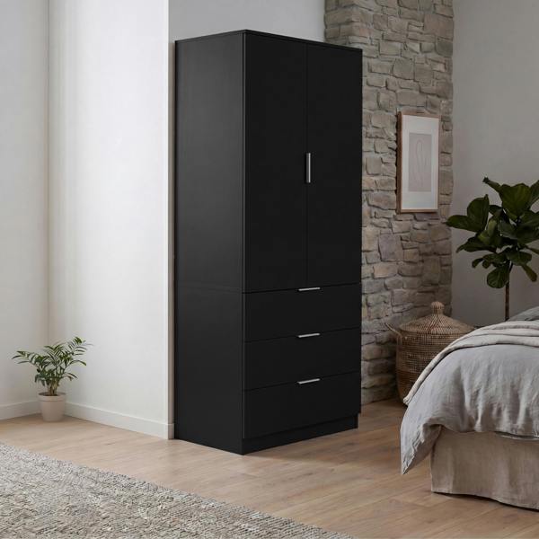 Vida Designs Trega 2 Door 3 Drawer Wardrobe