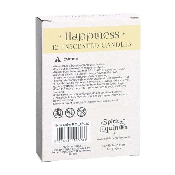 Serano Pack of 12 Happiness Spell Candles