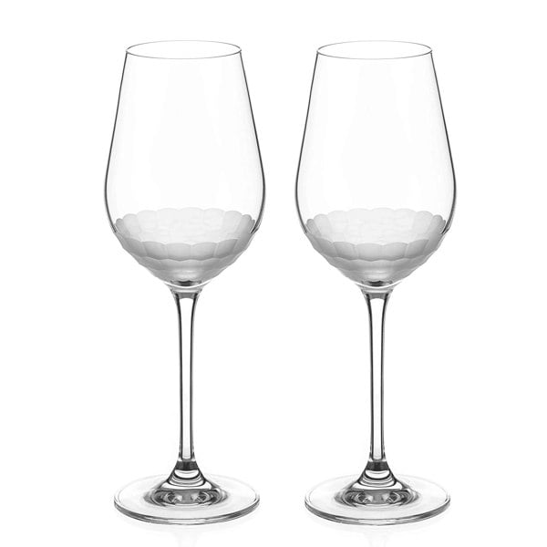 Diamante Sydney White Wine Glasses - Set of 2