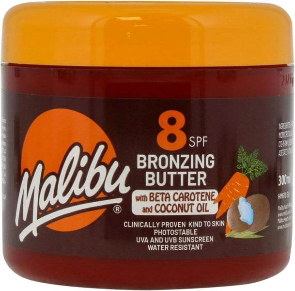 Malibu SPF 8 Bronzing Butter With Carotene & Coconut - 300ml