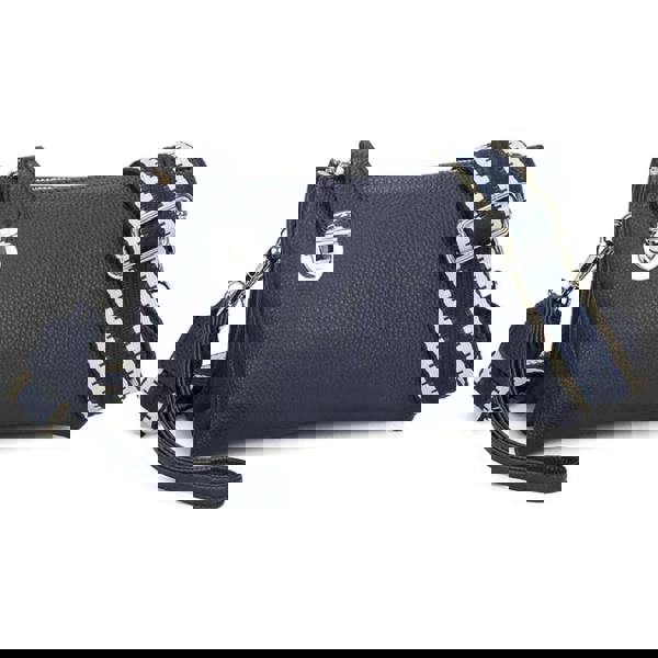 Love EMVY Embolden Collection Faux Leather Crossbody Bag with Wrist Strap