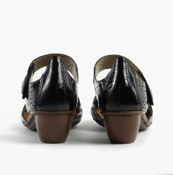 Rieker 43753-02 Womens Shoes - Patent Black