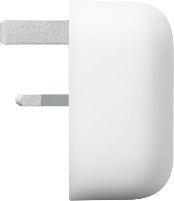 Google 67W Dual USB C Charger Snow UK Plug - GA09856-GB