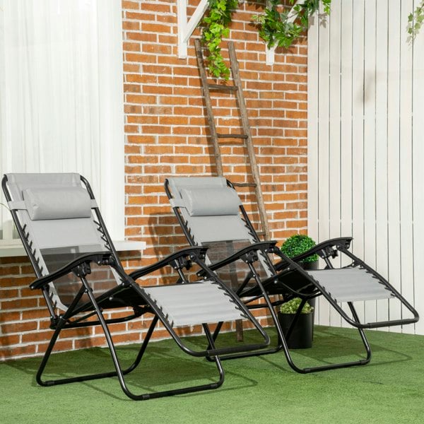 Outdoor Lounge Chair Set
