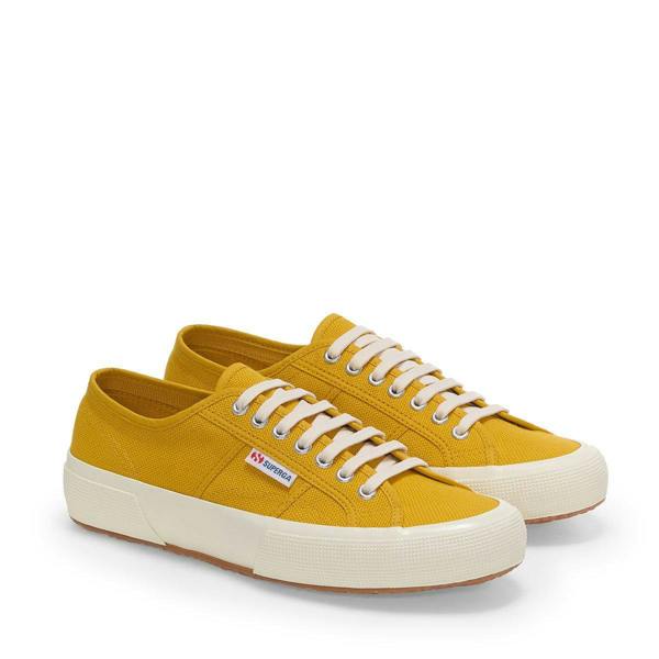Superga Unisex Adult 2750 OG Trainers - Mango Yellow/Off White - 