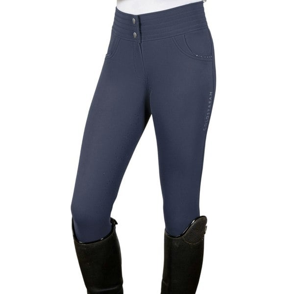 Coldstream Womens Fenham Diamante Breeches - Navy