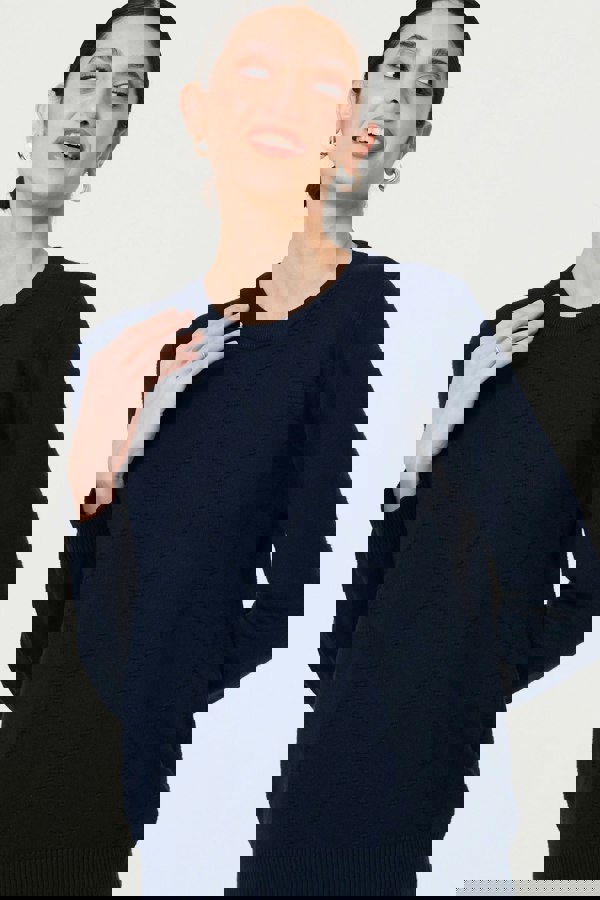 Izabel London Slim Fit Textured Knit Jumper