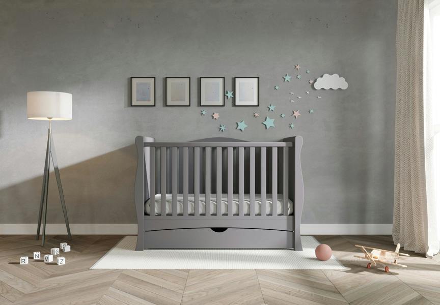 Viculii Gilbert Cot Bed Grey