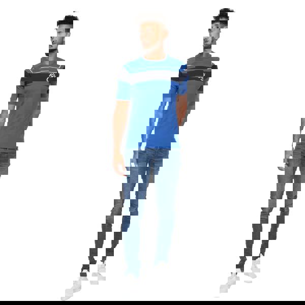 Crosshatch Mens Craftore T-Shirt - Blue - 