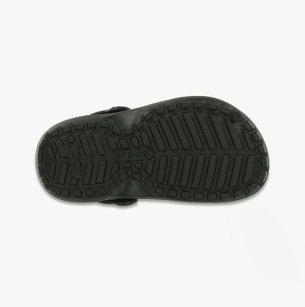 Crocs 207010-060 CLASSIC LINED Kids Clogs Black/Black