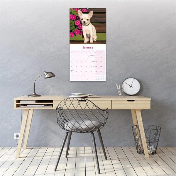 Chihuahua Calendar 2027, Wall Calendars, Month To View, Dogs, Gift