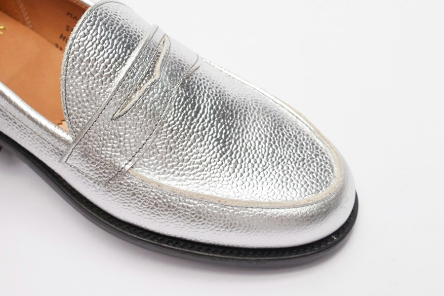 Macian Ludo Penny Loafer - Silver