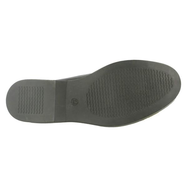 Spot On Ladies Spot On Mid Heel Tassel Vamp Brougue Shoe