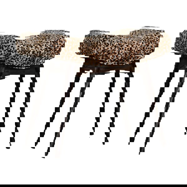 Artisan Furniture Leopard Print Curved Bench