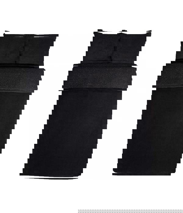 Smart Living Sparkle Teddy Fleece Duvet Cover With Pillowcases - Charcoal