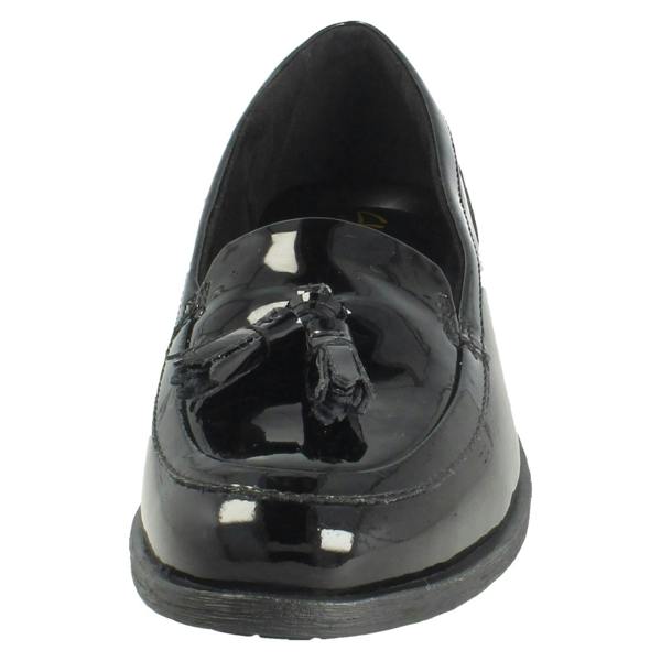 Clarks Ladies Clarks Tassel Detailed Slip On Loafer Shoes - Havisham Edge