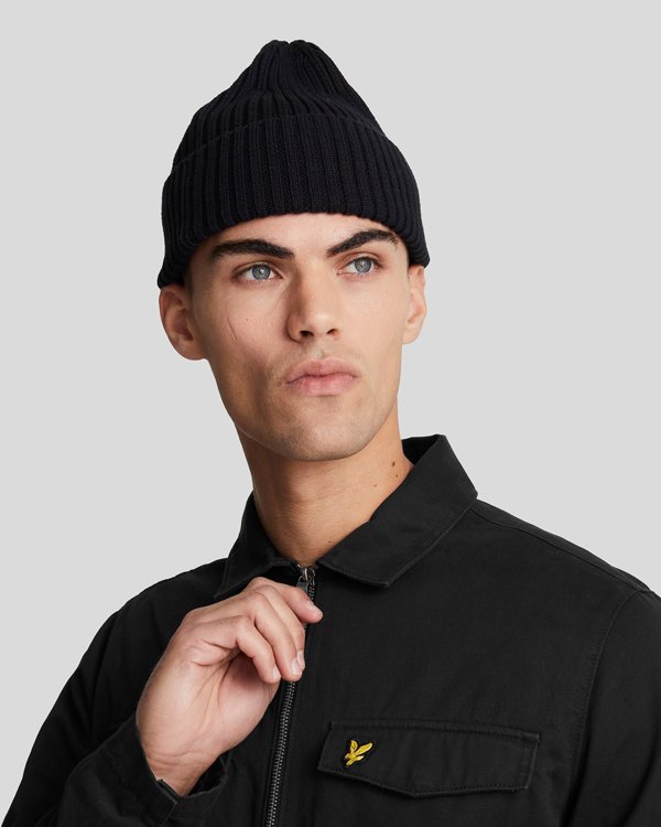 Lyle & Scott Cotton Overshirt - Black