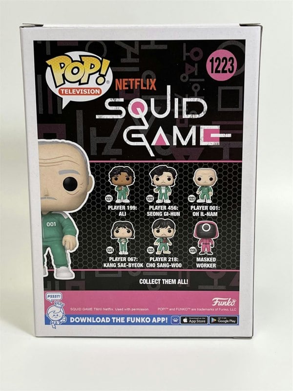 Funko Squid Game Player 001 Oh Il Nam Funko Pop 1223