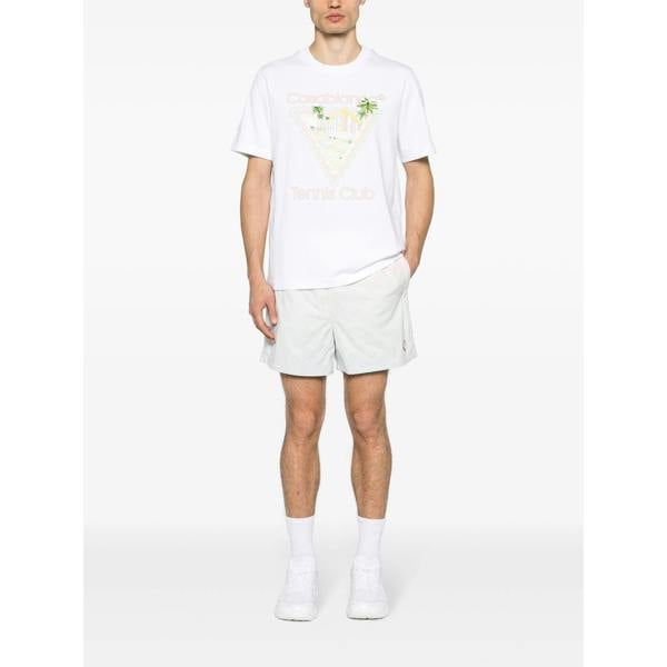 Casablanca Maison De Reve Logo Printed T-Shirt   in  White