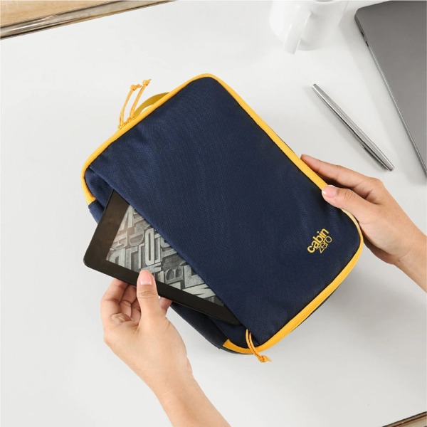 CabinZero Classic Tech Cube, Full Foam Padding and Clamshell Opening