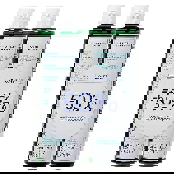 Korres Cystine & Minerals Shampoo Double Pack